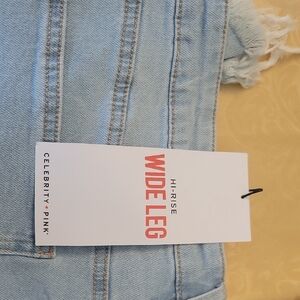 Celebrity Pink Light Blue Wide Leg Jeans